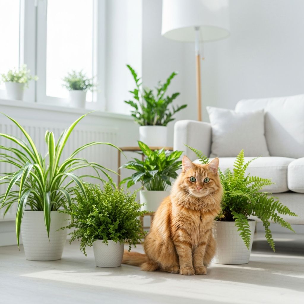 Cat-safe houseplants